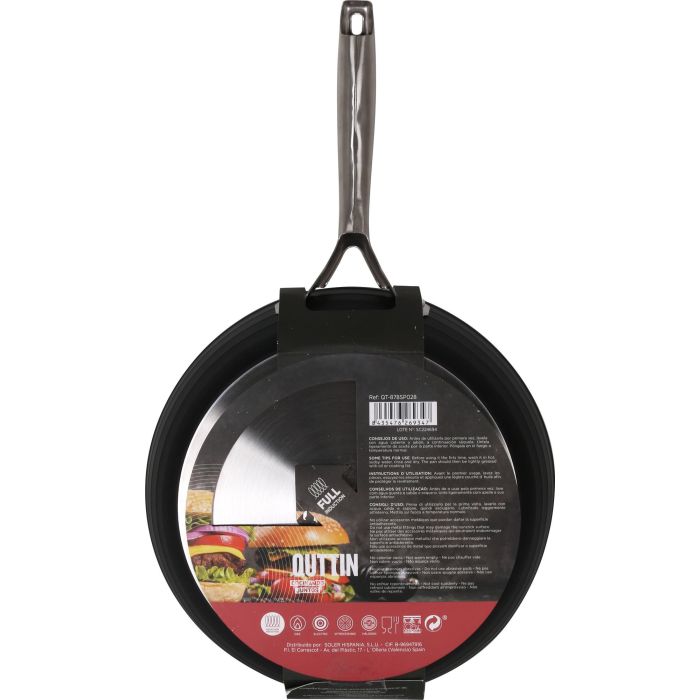 Sartén de aluminio forjado 28 cm Full Spiral Quttin (4 Unidades) 4