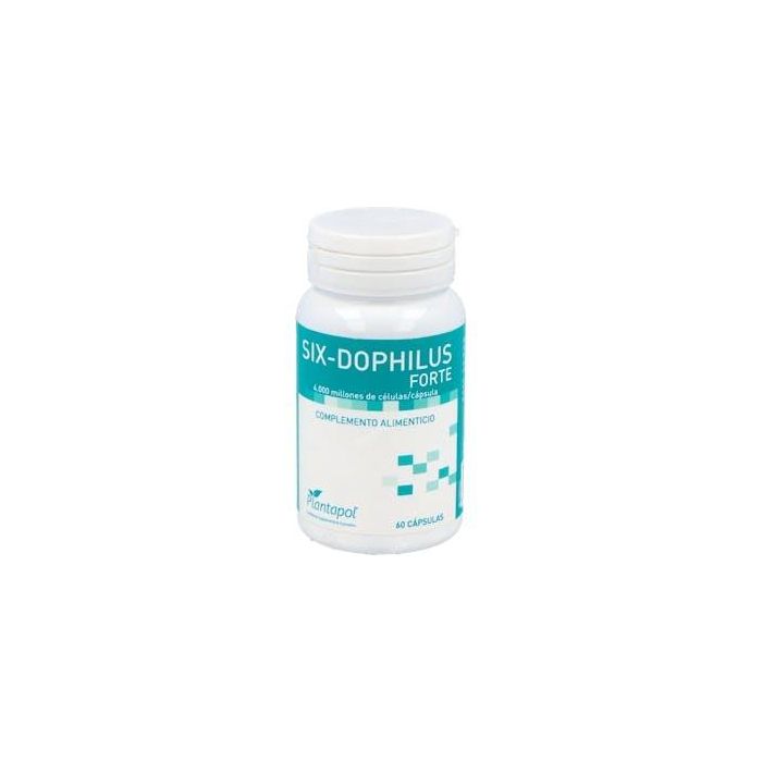 PLANTAPOL Six Dophilus Forte Probióticos Digestión e Inmune 60 Cápsulas