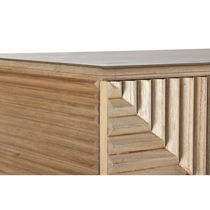Aparador DKD Home Decor Dorado Marrón claro Madera de Paulonia Madera MDF 100 x 44 x 118 cm 1