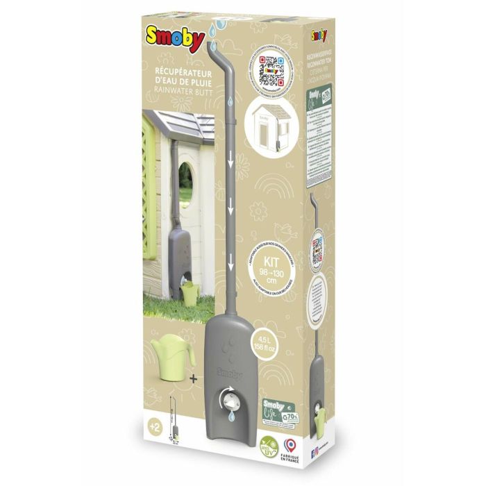Smoby S.Life Set Recoge Aguas para niños: Incluye canalón, depósito, grifo y regadera – A partir de 3 años 1 Smoby S.Life Set Recoge Aguas para niños: Incluye canalón, depósito, grifo y regadera – A partir de 3 años 1