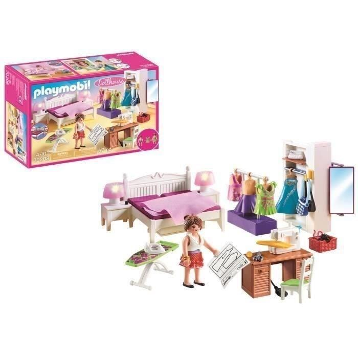 PLAYMOBIL 70208 - Dormitorio con espacio para coser 3