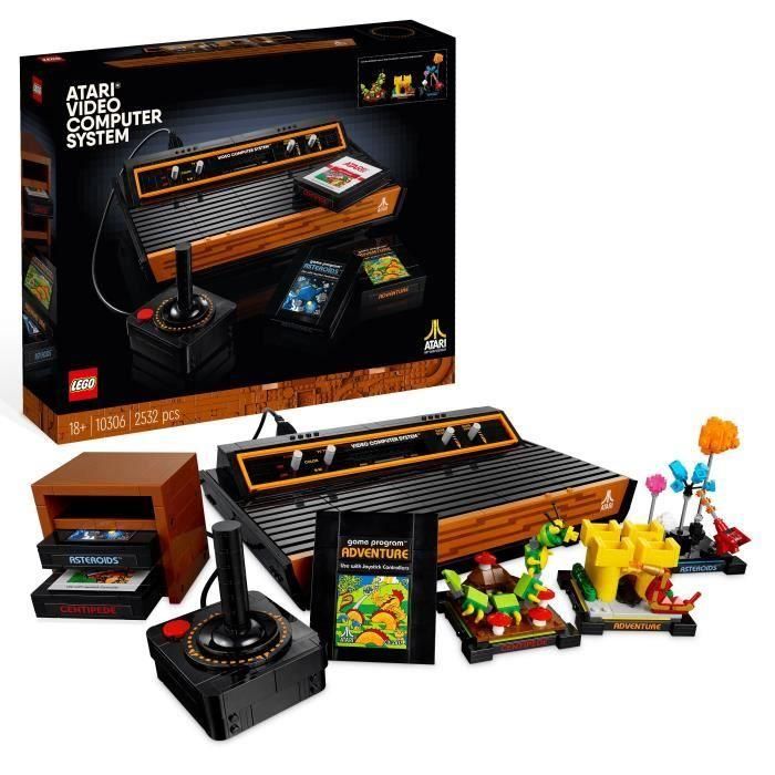 LEGO Icons 10306 Atari 2600, modelo para construir, consola de juguetes de video, para adultos LEGO Icons 10306 Atari 2600, modelo para construir, consola de juguetes de video, para adultos