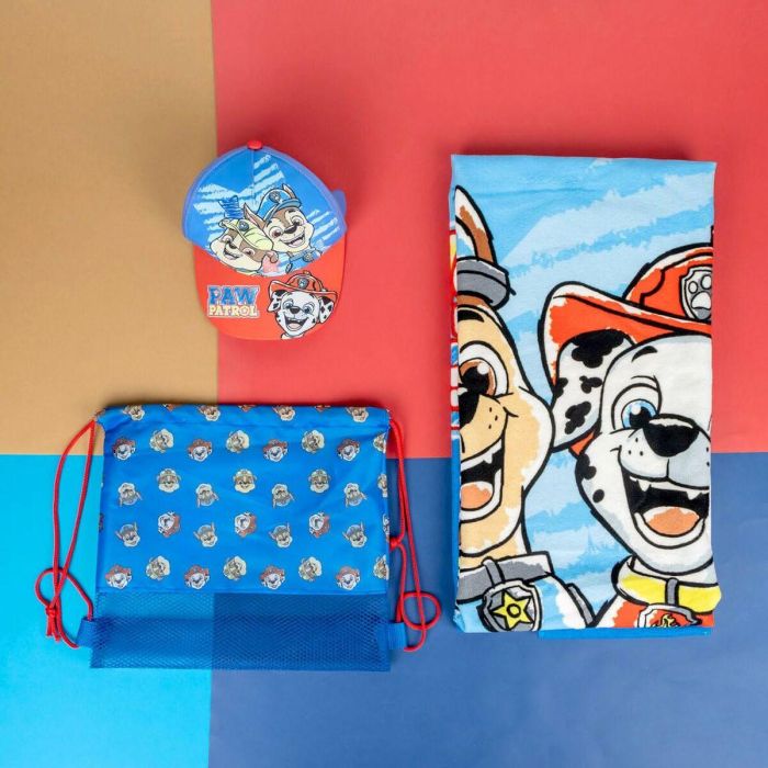 Saquito con toalla y gorra infantil paw patrol 6