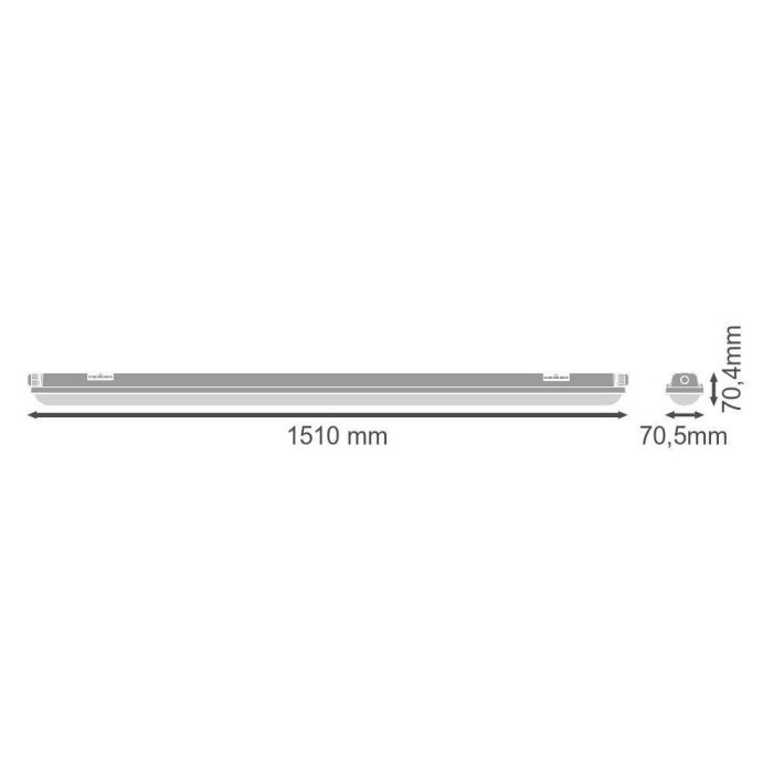 [LVE-4099854080692] Equipo Estanco LED LEDVANCE 80W 11000Lm 6500K 120 ° IP65 [LVE-4058075464087] 1