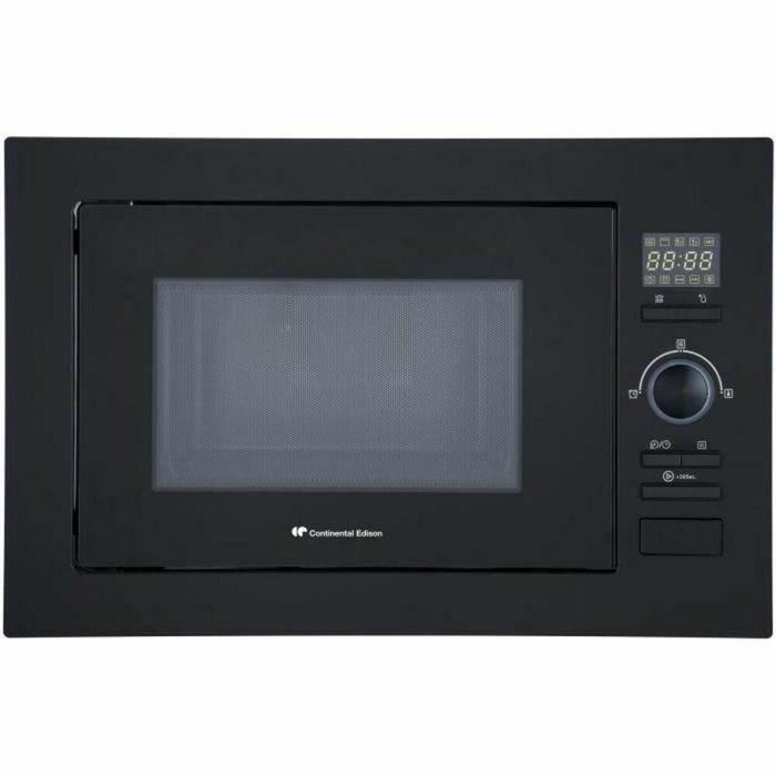 Continental Edison CEMO25GEB2 Microondas Grill Empotrado 25L 900W / Grill 1000W Negro L59.5xH38.8xP40cm