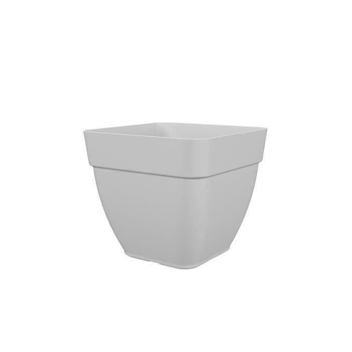 Pot de flores y plantas cuadradas Capri Campana - Plastic - 37x37 cm - White - Artevasi Pot de flores y plantas cuadradas Capri Campana - Plastic - 37x37 cm - White - Artevasi