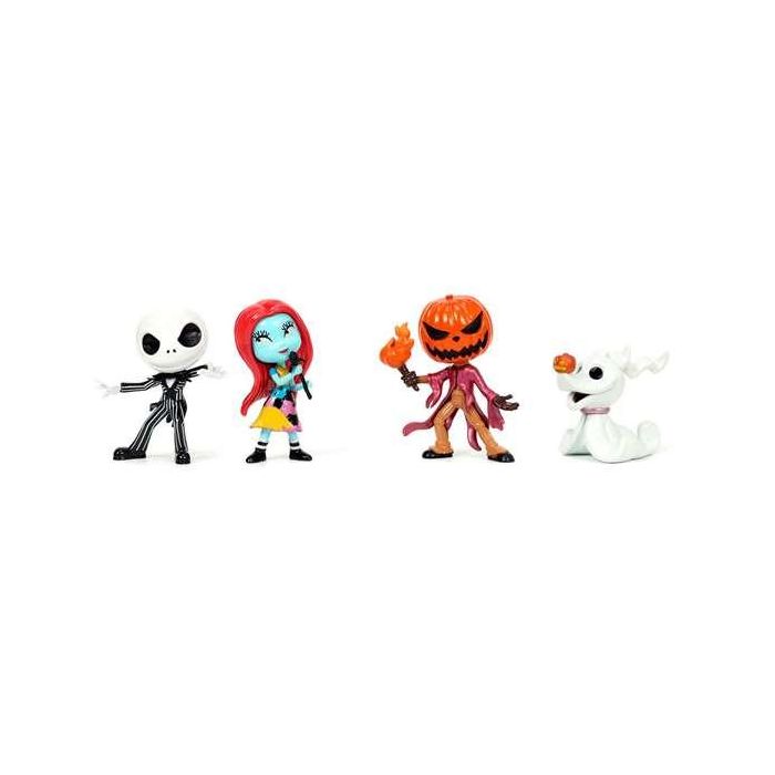 Conjunto de 4 figuras metal pesadilla antes de navidad 7 cm 7 Conjunto de 4 figuras metal pesadilla antes de navidad 7 cm 7