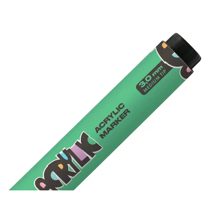 Liderpapel Rotulador Acrylic Base Agua Todo Tipo de Superficie Punta Redonda 3 mm Verde Claro 3 Liderpapel Rotulador Acrylic Base Agua Todo Tipo de Superficie Punta Redonda 3 mm Verde Claro 3