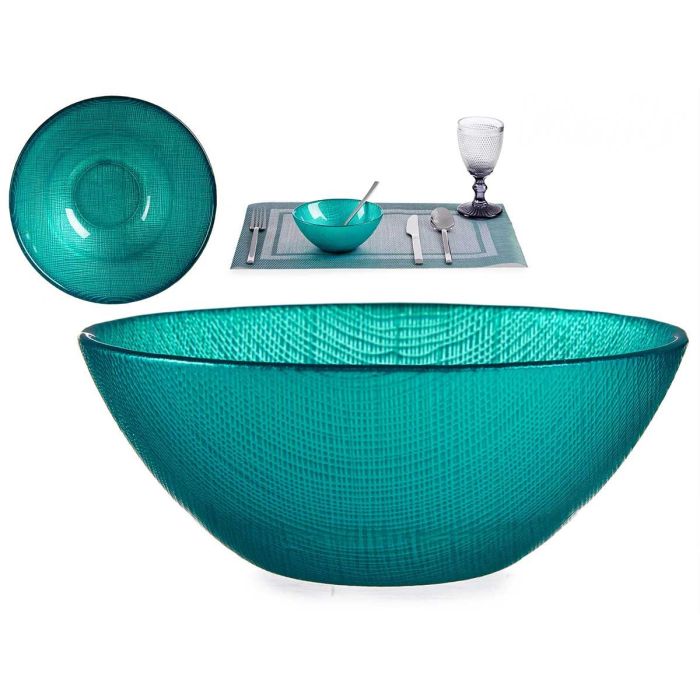 Bol Vidrio 15Cm Turquesa Vivalto (24 Unidades) Bol Vidrio 15Cm Turquesa Vivalto (24 Unidades)