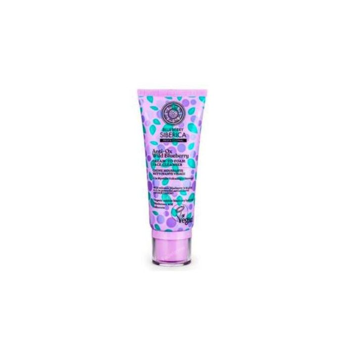 Natura Siberica Blueberry Siberica Limpiador Facial en Crema a Espuma 100 ml