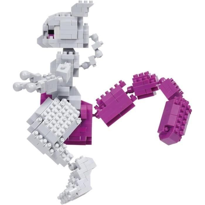 Figura para construir - BANDAI - NANOBLOCK - Pokémon - Mewtwo 2 Figura para construir - BANDAI - NANOBLOCK - Pokémon - Mewtwo 2