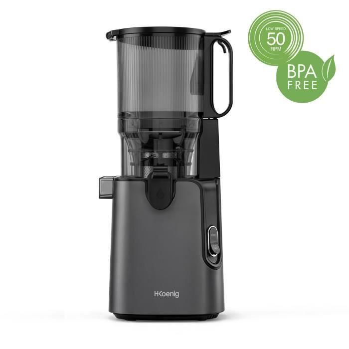 Extractor de jugos de boca ancha - HKoeNIG - GSX26 - 250 W - 1,8 L - Negro 2