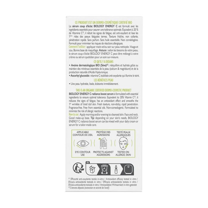 A-derma Biology Vitamin C Sr Serum Vitamina C Antioxidante Iluminador 30ml 2