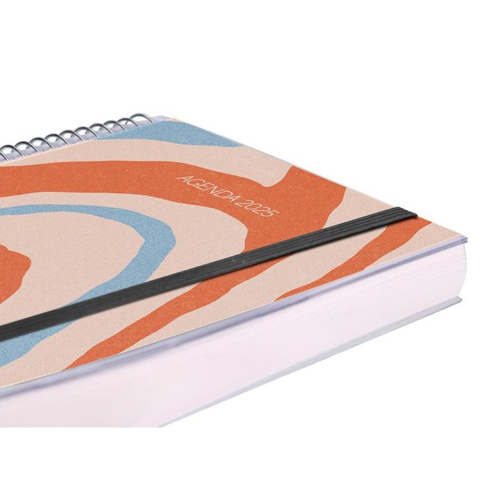 Agenda Espiral Liderpapel Tinos A4 2025 Personalizable Dia Pagina Papel 70 gr 7