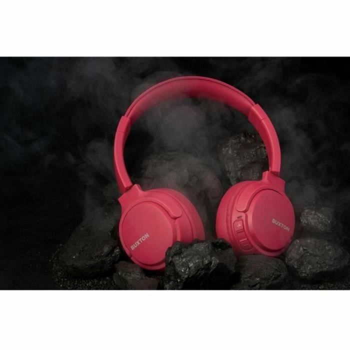 Buxton BUX8590669333271 Auriculares Inalámbricos Supraaurales BHP 7300 Rosa 5