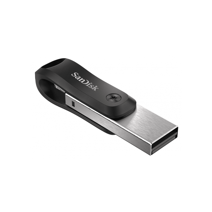 SanDisk iXpand unidad flash USB 64 GB USB Type-A / Lightning 3.2 Gen 2 (3.1 Gen 2) Negro, Plata 1