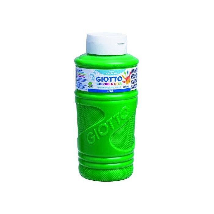Pintura De Dedos Giotto 750 Ml (Bote) Verde