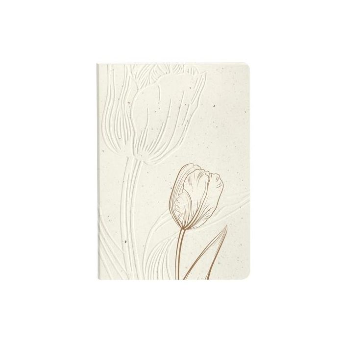 Cuaderno Clairefontaine Tulip Paper Encolado A5 Dots 64H (Set de 4)