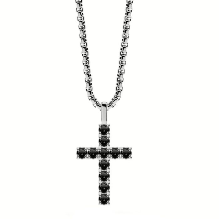 Collar Mujer LIU JO MLJ512 Plateado Negro Collar Mujer LIU JO MLJ512 Plateado Negro