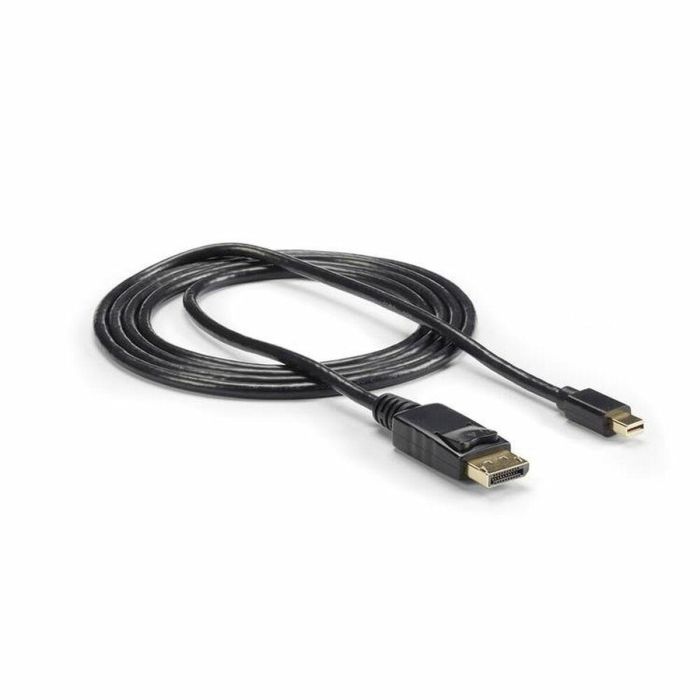 Cable DisplayPort Mini a DisplayPort Startech MDP2DPMM6 (1,8 m) Negro 1 Cable DisplayPort Mini a DisplayPort Startech MDP2DPMM6 (1,8 m) Negro 1