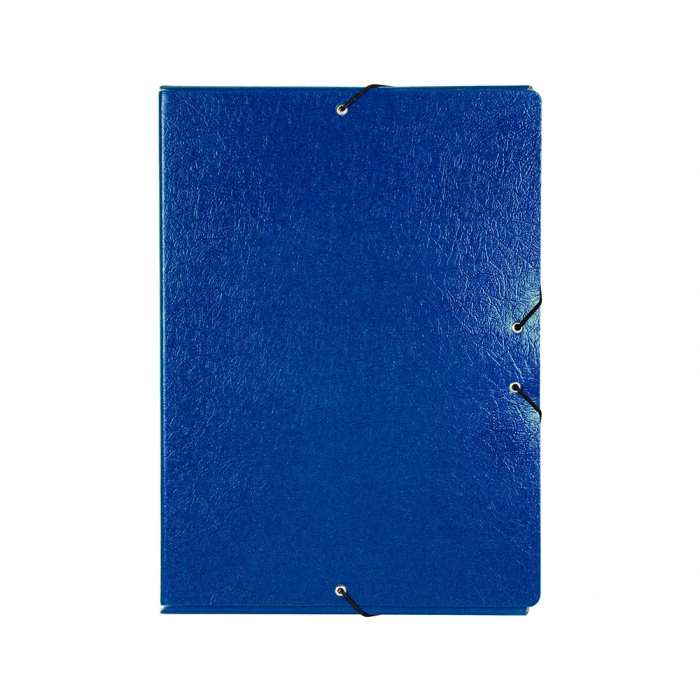 Liderpapel Carpeta Proyectos Folio Lomo 70mm Cartón Gofrado Azul 1