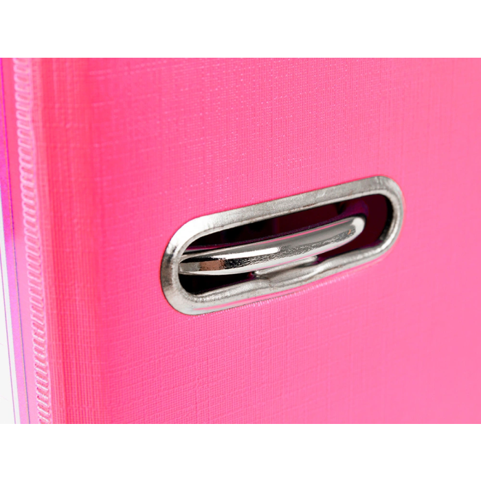 Liderpapel Archivador de Palanca A4 Documenta Forrado PVC Rado Lomo 52 mm Rosa con Compresor Metálico 5