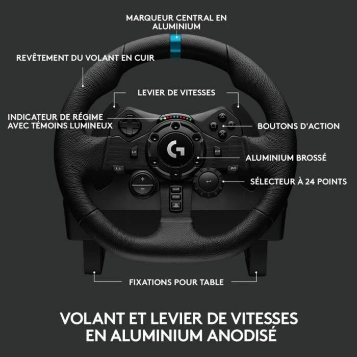 Logitech G923 TrueForce Volante de Carreras con Pedales para PlayStation PS5/PS4 y PC 2