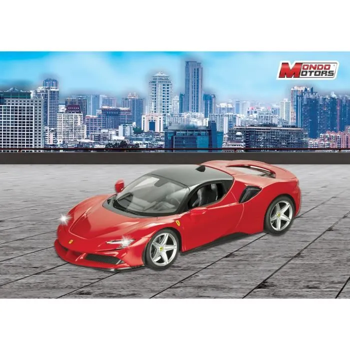 Mondo Motors MON8001011636594 Ferrari SF90 Stradale Radio Vehicle Coche 1:14 con Efectos de Luz 4