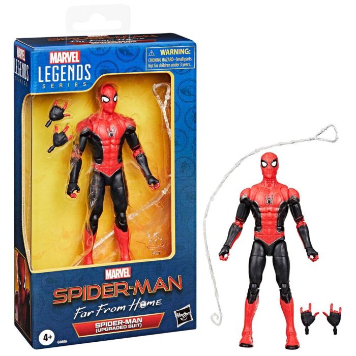 Hasbro G0606 Figura Spider-Man No Way Home Marvel Legends Coleccionable Articulada, 15cm, con +20 Puntos de Articulación y 3 Accesorios 6 Hasbro G0606 Figura Spider-Man No Way Home Marvel Legends Coleccionable Articulada, 15cm, con +20 Puntos de Articulación y 3 Accesorios 6
