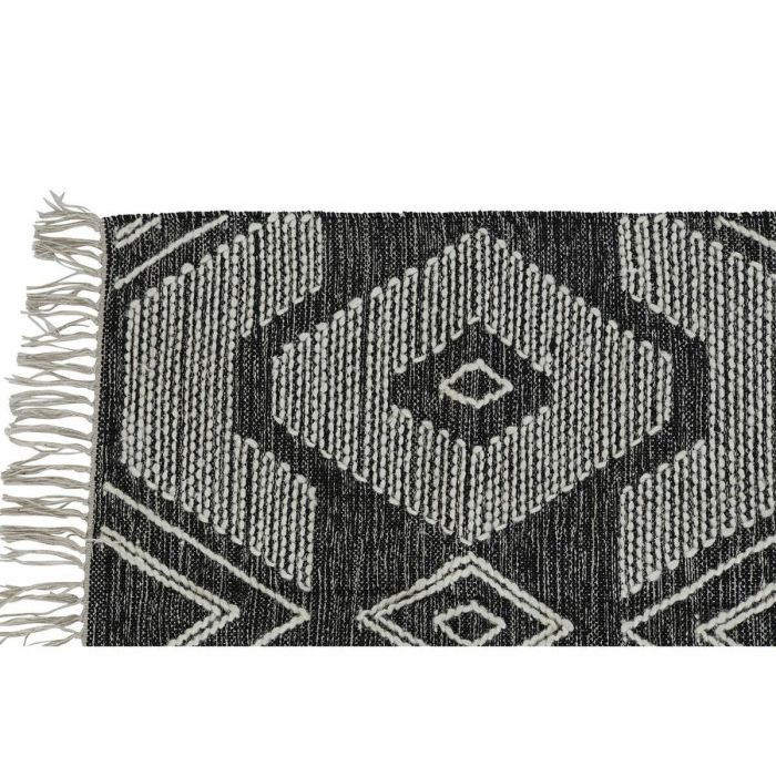 Alfombra Boho DKD Home Decor Negro Blanco 230 x 1 x 160 cm 3