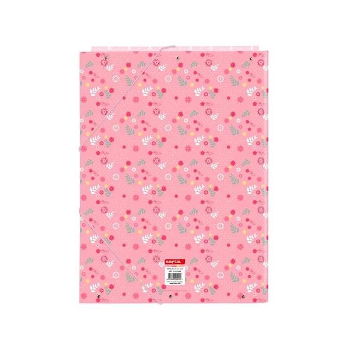 Safta Carpeta de Cartón Folio con Gomas y Solapas Moos Passion 1