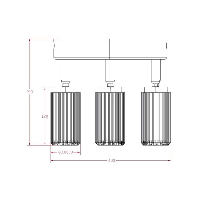Cristalrecord Foco Sahara Arenado GU10 10W Blanco Aluminio 40x6x21cm IP20 220-240V 2 Cristalrecord Foco Sahara Arenado GU10 10W Blanco Aluminio 40x6x21cm IP20 220-240V 2