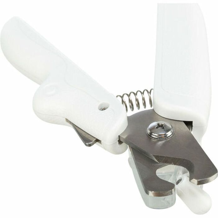 Cortaúñas con LED para Mascotas Trixie Acero Inoxidable Plástico 15 cm Blanco 1