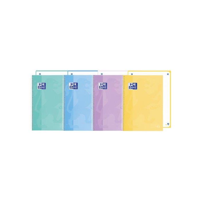 Bloc Oxford School Eu.Book 1 Touch Micro.Tapa Extra A5+ 80H Dots 90G Surtido Pastel (4 Col.) 20 unidades