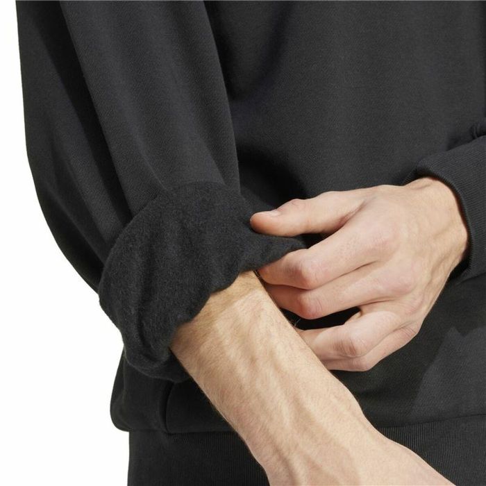 Sudadera sin Capucha Hombre Adidas All Szn Fleece 1/4 Zip Crew Negro L 2 Sudadera sin Capucha Hombre Adidas All Szn Fleece 1/4 Zip Crew Negro L 2