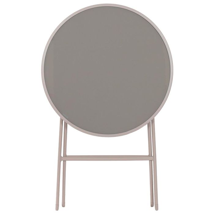 Mesa Plegable Beige Elba Home Deco Factory diámetro 60 3