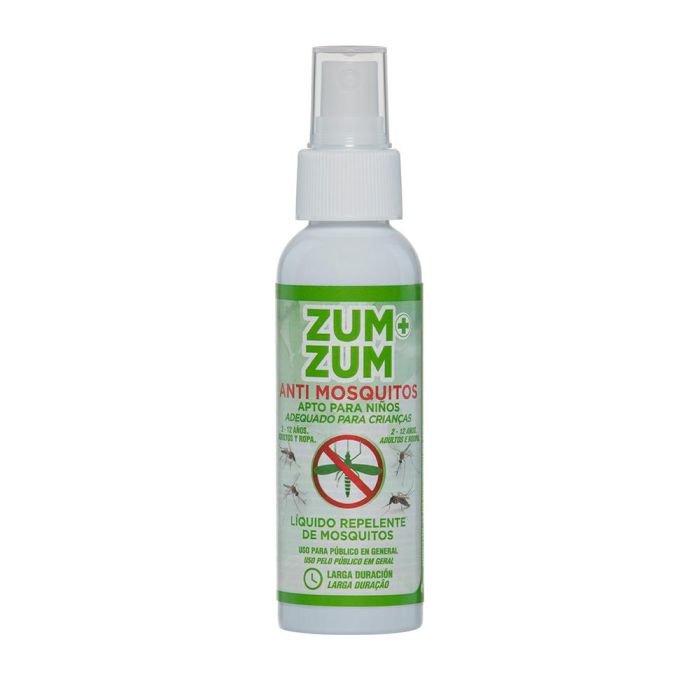 Zum Repelente Antimosquitos Líquido en Spray 100ml, Apto Adultos y Niños a partir de 2 años, No Mancha Ropa Zum Repelente Antimosquitos Líquido en Spray 100ml, Apto Adultos y Niños a partir de 2 años, No Mancha Ropa