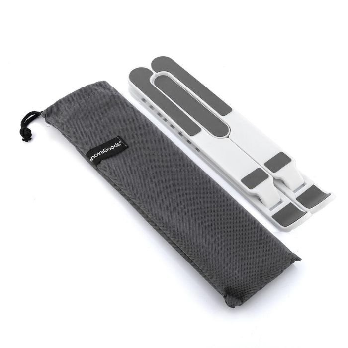 Soporte Plegable y Regulable para Portátil Flappot InnovaGoods 5 Soporte Plegable y Regulable para Portátil Flappot InnovaGoods 5