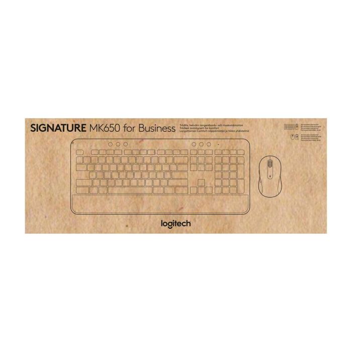 Teclado y Ratón Logitech MK650 QWERTY 4 Teclado y Ratón Logitech MK650 QWERTY 4