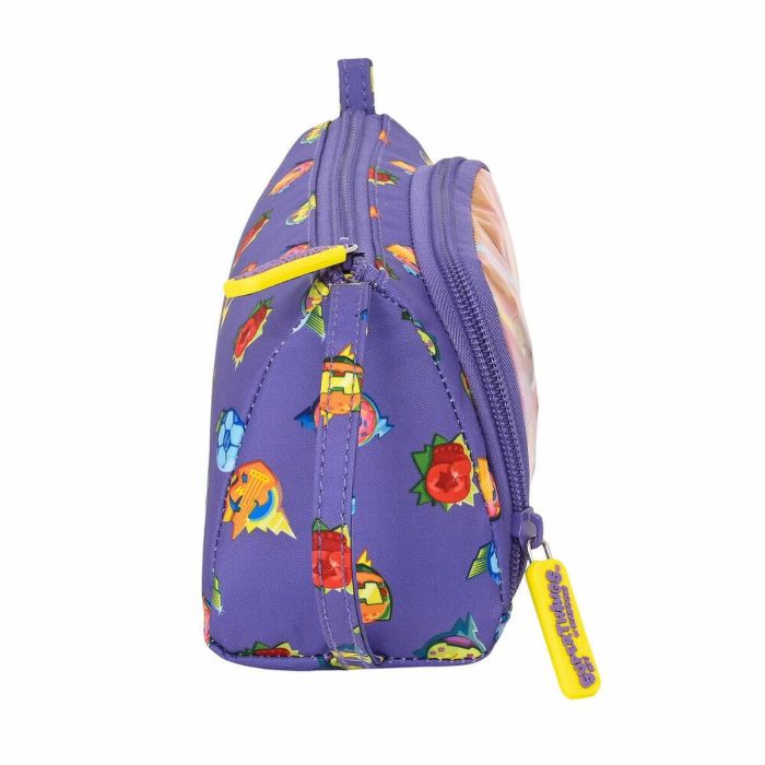 Estuche Escolar con Accesorios SuperThings Guardians of Kazoom Amarillo Morado (32 Piezas) 1