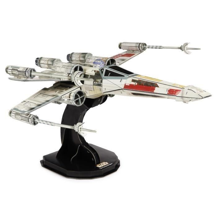 Star Wars - X-WING FIGHTER - Modelo 4D para construir - 28 cm 1 Star Wars - X-WING FIGHTER - Modelo 4D para construir - 28 cm 1