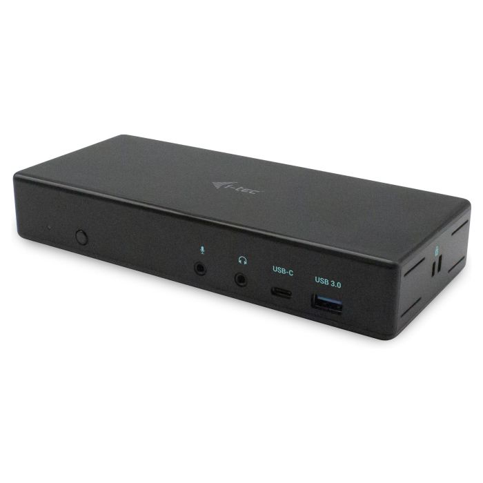 Hub USB i-Tec C31QUATTRODOCKPD Negro