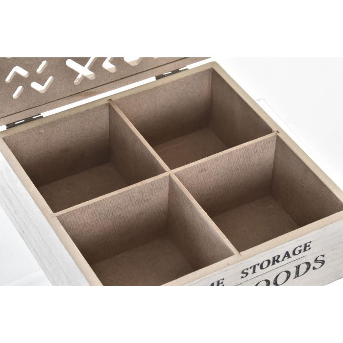 DKD Home Decor Caja Árabe Decorativa de Madera Marrón y Negro 16x16x6 cm (Pack 2 Unidades) 1 DKD Home Decor Caja Árabe Decorativa de Madera Marrón y Negro 16x16x6 cm (Pack 2 Unidades) 1