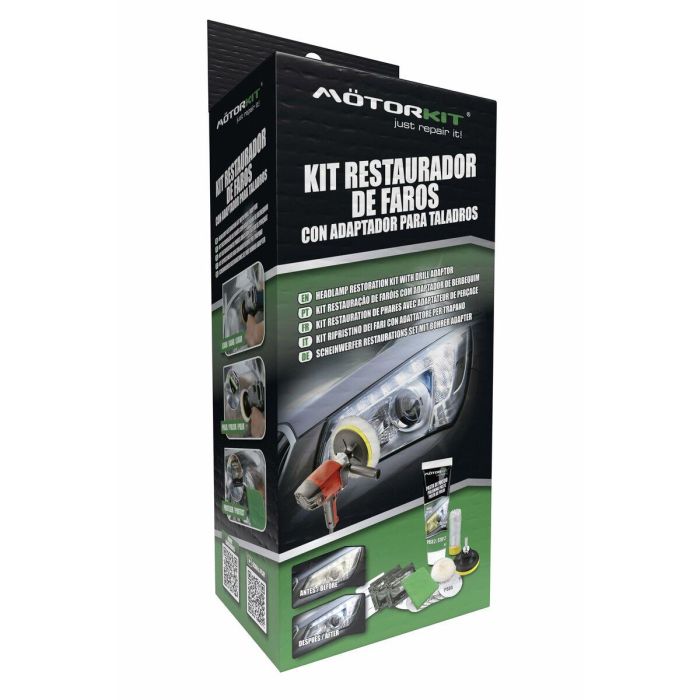 Restaurador de Faros Motorkit MOT1005 Taladro 6