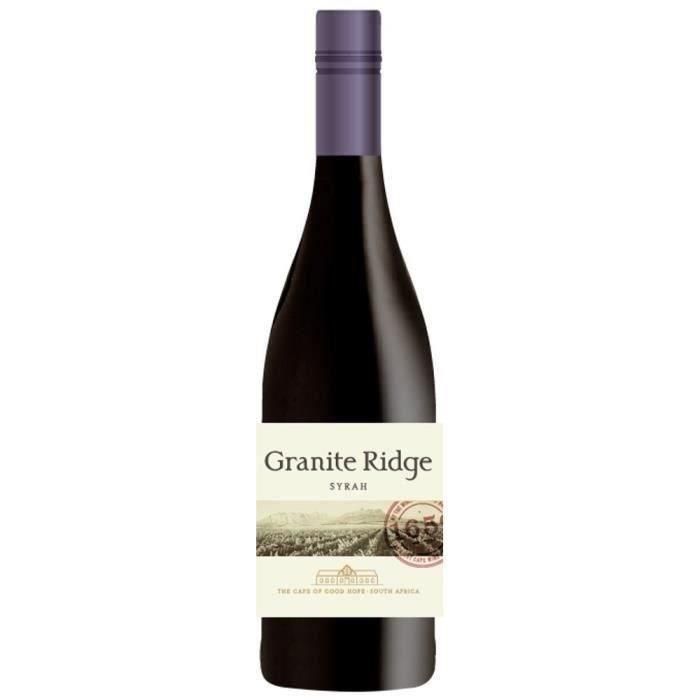 Granite Ridge 2014 Syrah - Vino tinto sudafricano