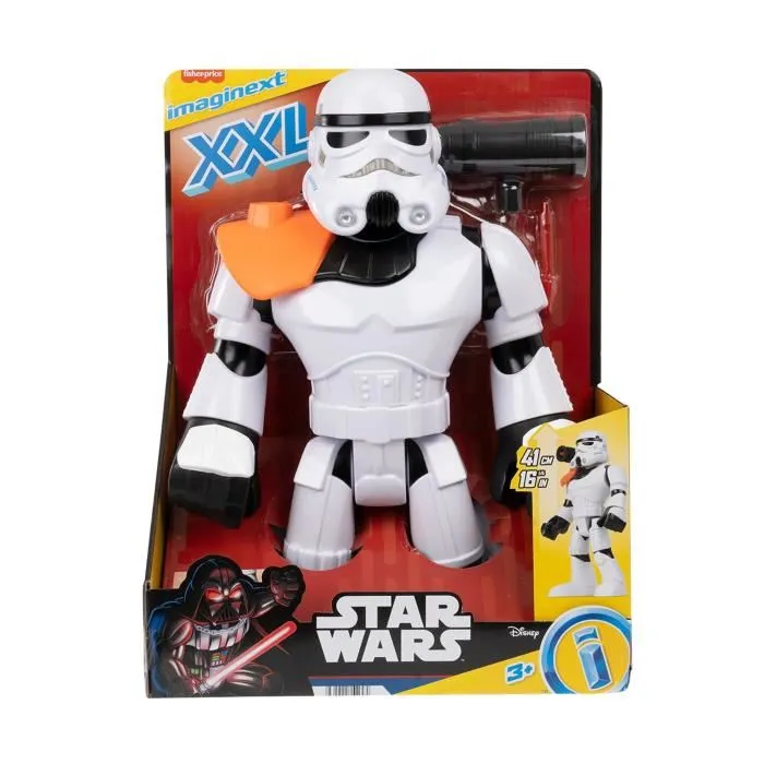Imaginext Figura Soldado Imperial XXL Star Wars HXG53 Mattel 41.3cm Juguete +3 años 5