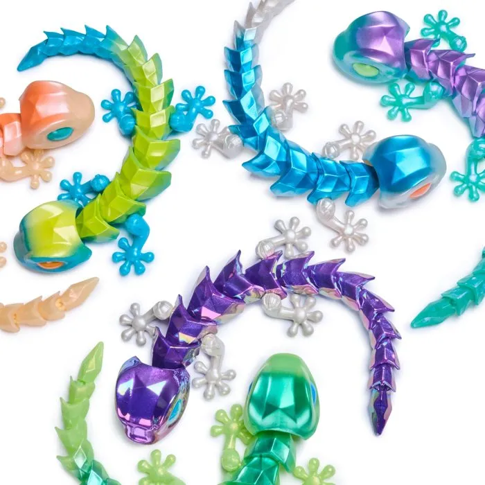 Spin Master Gecko Modelo Aleatorio Dragones Crystalynx SPI6076272