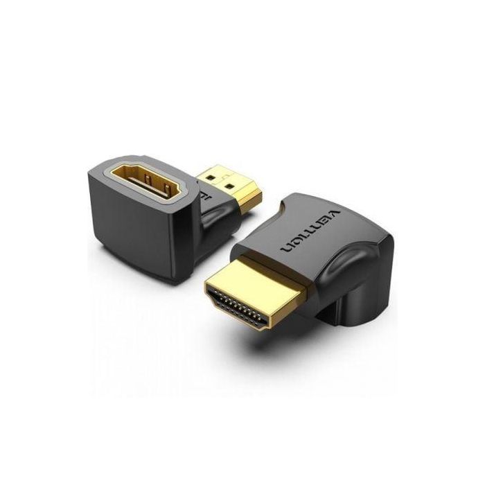 Vention AIOB0 Adaptador HDMI 4K 90º Macho a Hembra 60Hz Negro
