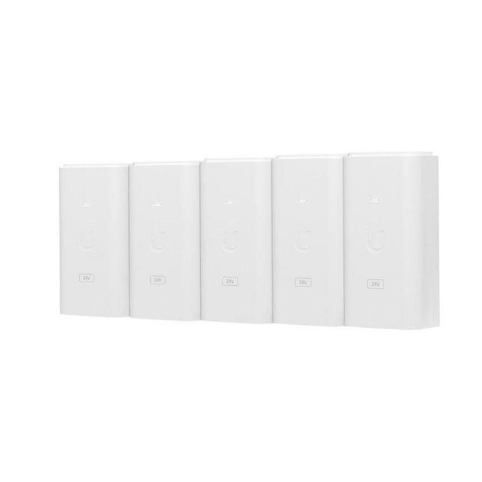 Ubiquiti Adaptador PoE 24V 1.0A RJ-45 Blanco Protección ESD y Sobretensiones para airGateway
