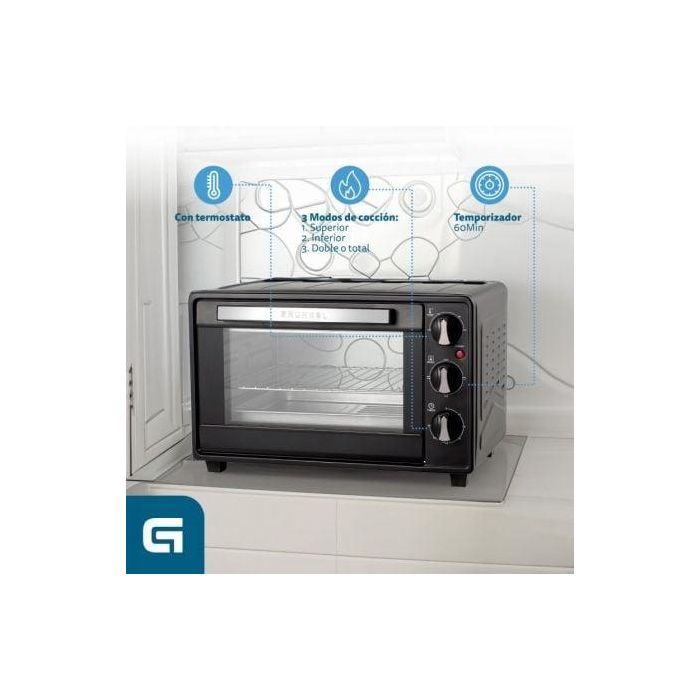 Horno de Sobremesa Grunkel HR-23HN/ 1600W/ Capacidad 23L 1